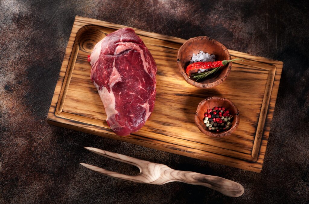 Raw fresh meat Ribeye Steak